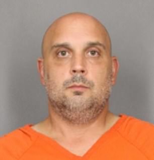 The driver - 43-year-old Sean M. Higgins of Woodstown, New Jersey (pictured) - is suspected of being under the influence of alcohol at the time of the crash. He has been charged with two counts of manslaughter in a traffic accident without bail or bail