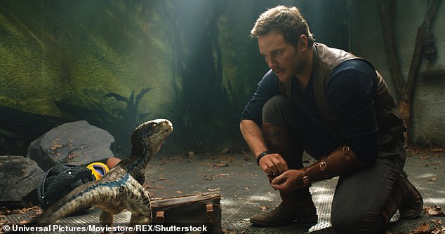 Here's Chris Pratt in Jurassic World: Fallen Kingdom in 2018