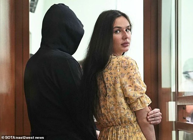 Shinkaruk is seen in a courtroom after her arrest