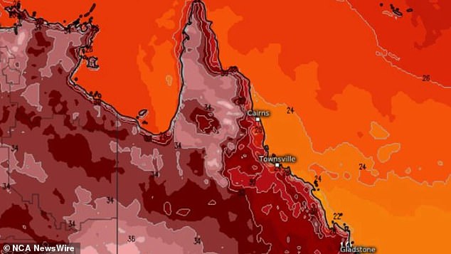 A winter heatwave could see Queensland (pictured) break multiple temperature records