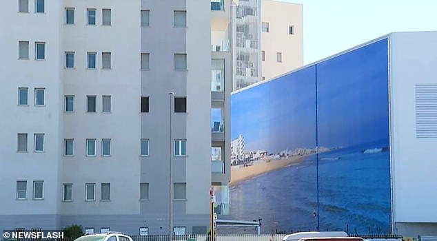 The mural, which is a whopping 1,000 square meters in size, has done little to calm the angry residents