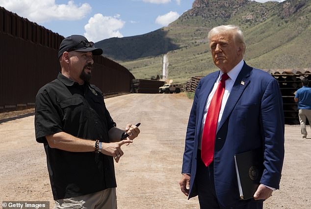 Del Cueto advised Trump on what was happening along the border in the Tucson Sector during the former president's visit to the area last week