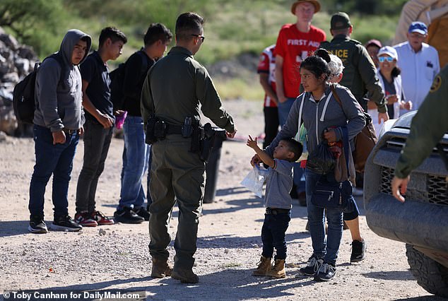 There were 36 migrants encountered by authorities along a small stretch of road from Sasabe, Arizona, heading east on Friday, August 22, 2024. It was just one of three daily routine pick-ups from the remote area