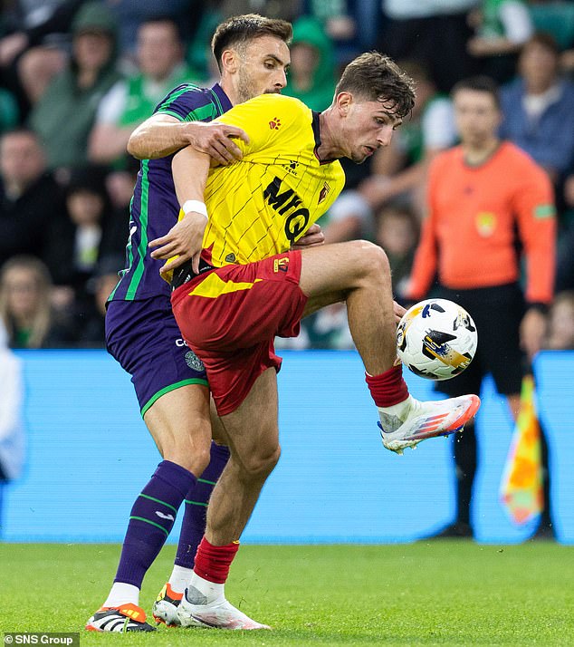 His son Rocco now plays for Watford, having recently joined from Celtic