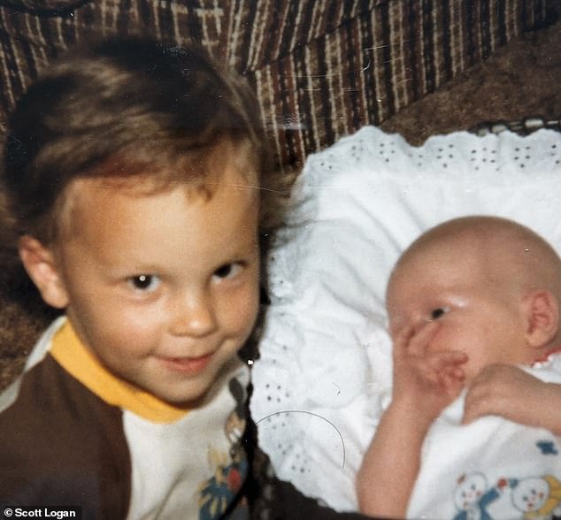 Scott Logan (left) was only three years old when his brother Mark (right) died