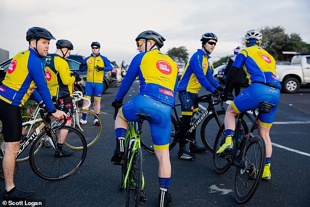 Scott will be one of 24 cyclists embarking on the 110km ride to honour the little lives lost in an effort to raise funds and awareness for Red Nose Day