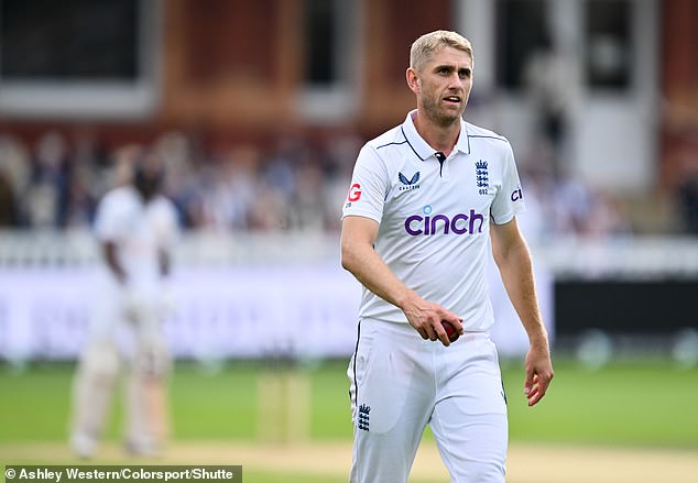 Olly Stone took two wickets in one over in his first Test in over three years