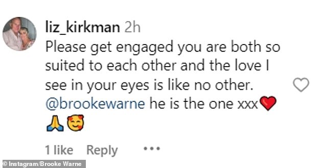 The heartwarming clip prompted a wave of reactions from followers as it appeared Alex was about to get down on one knee and pop the question