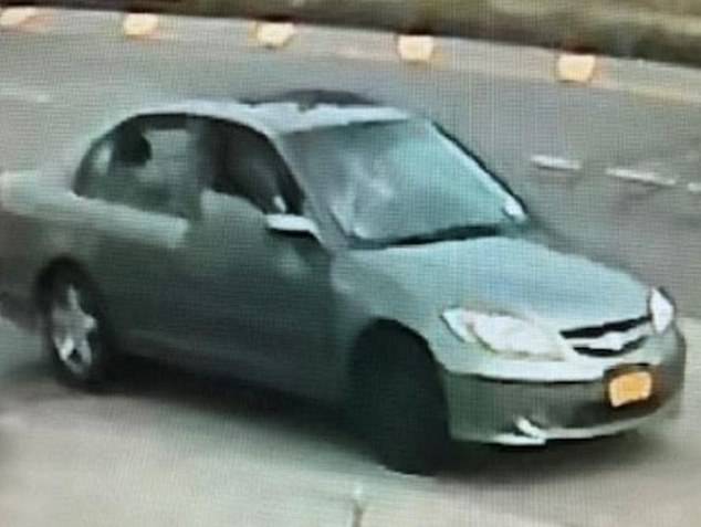 Police released this image of the gray Honda as the manhunt for Noel intensified