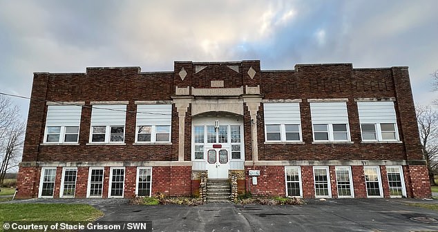 Stacie said she always wanted to live in a quirky home, but never expected to buy a school, which at the time of purchase came complete with four classrooms and a cloakroom