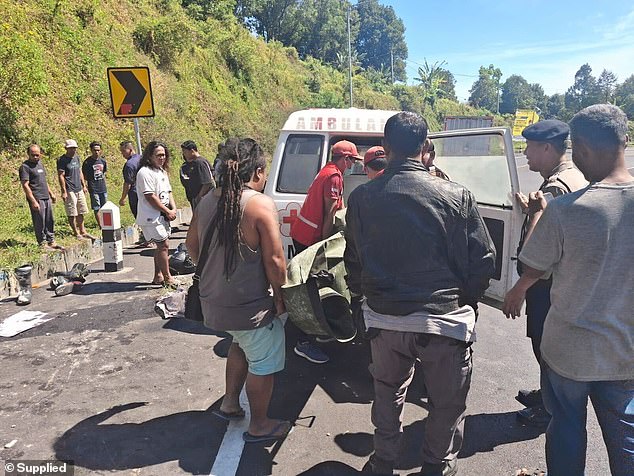 The tragedy occurred around 8.15am on Friday on the road from Denpasar to Singaraja, in Gitgit Village, Buleleng Regency