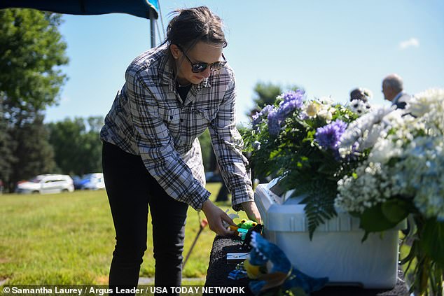 The funeral service was free for Gabriel, as Miller Funeral Home does not charge for services for persons 17 years of age or younger.