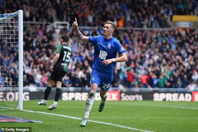 Stansfield scored 13 league goals while on loan at Birmingham last season