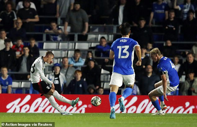 He scored for Fulham against Birmingham on Tuesday night but has now returned to St Andrew's on a permanent contract