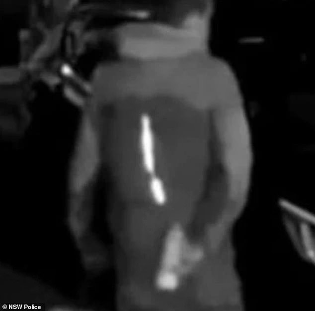 Police have released CCTV footage of a man they suspect is responsible for the graffiti attack