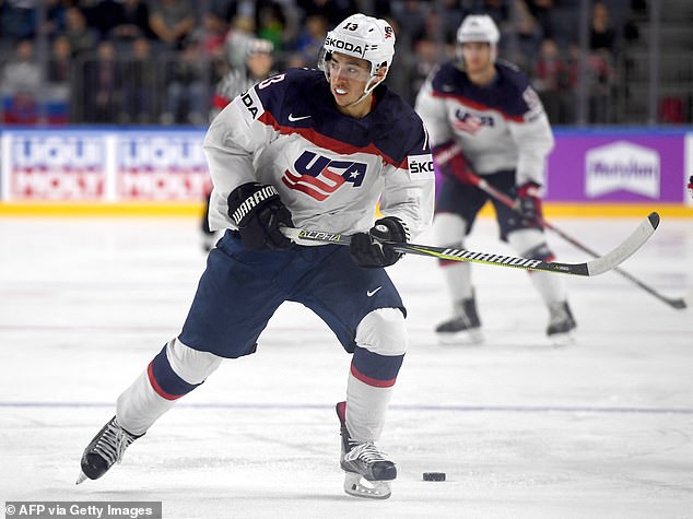 The NHL star, nicknamed 'Johnny Hockey', played for the US in several international competitions