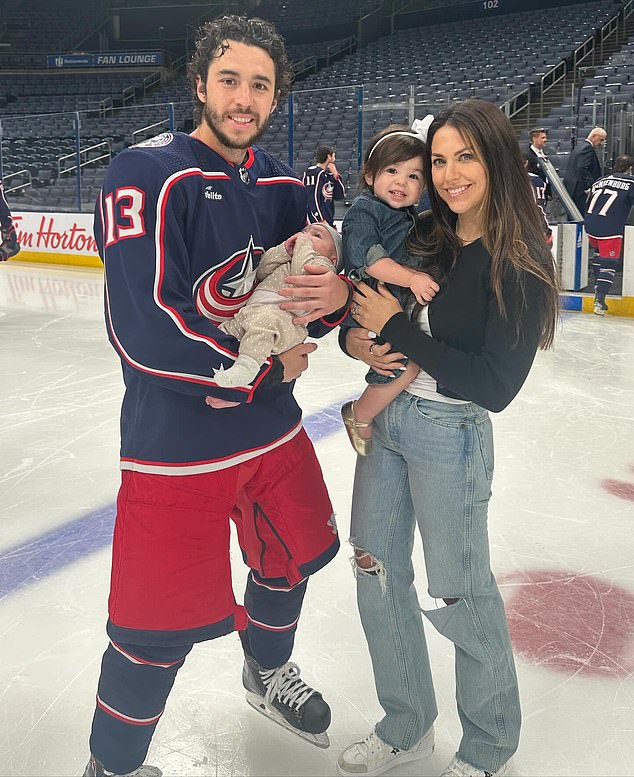 Johnny, a former NHL winger, and his wife Meredith welcomed their second child in February