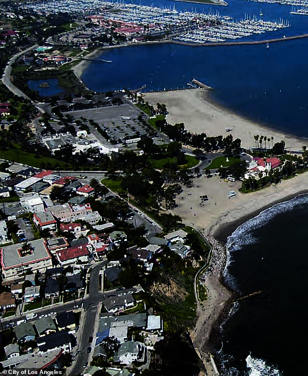 Inner Cabrillo Beach in San Pedro (pictured here) was also closed