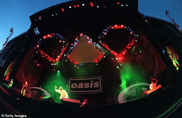 The 1996 Oasis concerts at Knebworth saw the highest demand for concert tickets in British history