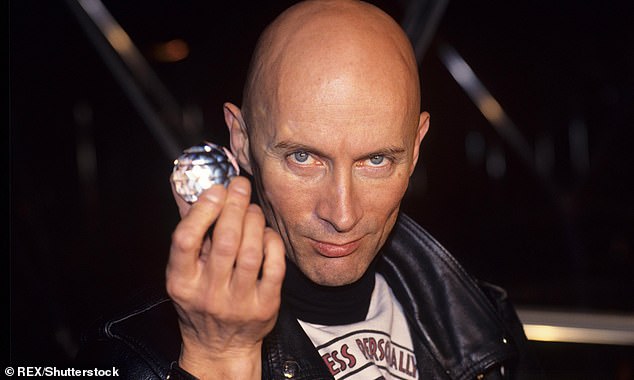 It's... Richard O'Brien! The creator looked completely different from his days as host of The Crystal Maze show