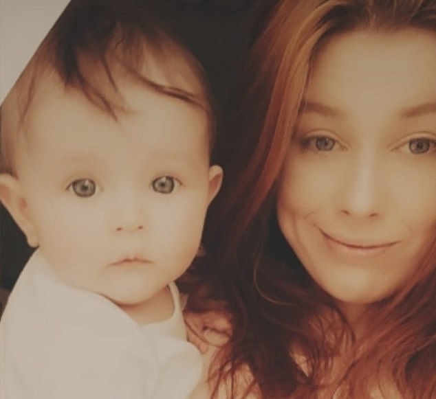 Julia Bilkiewicz, 27, pictured with her baby son Ignacy