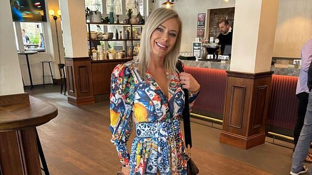 Mother-of-two Ashley Hankin, 39, (pictured) was told by doctors she had a 7.4cm brain tumour after the aspiring teacher suffered from mild headaches