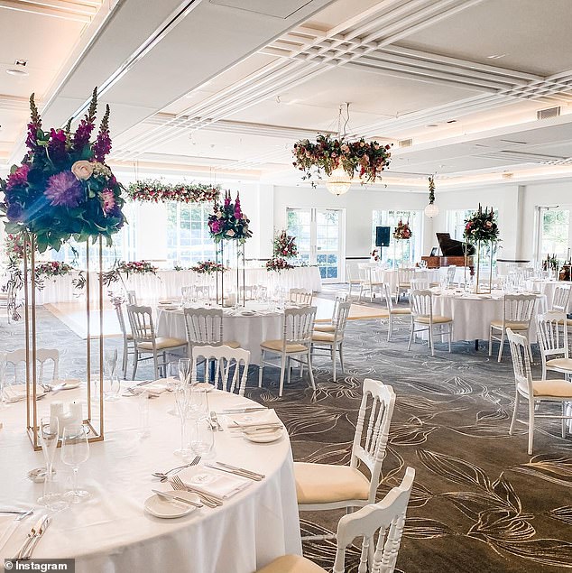 The venue is priced as a premium wedding venue and can accommodate receptions from 50 to 250 guests