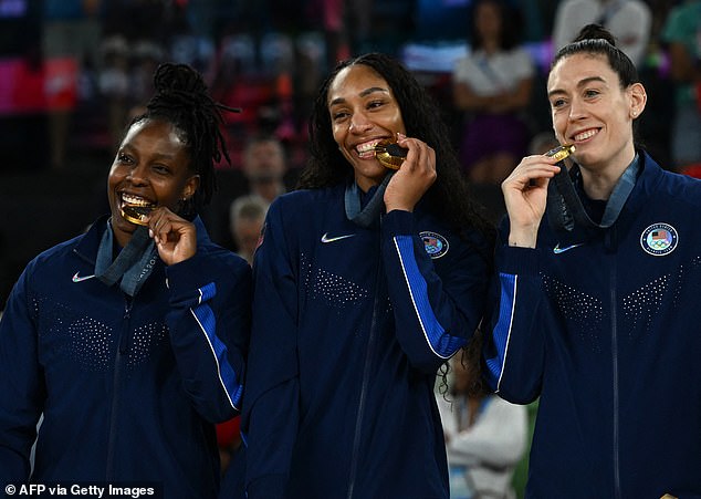 The US has maintained its grip on Olympic basketball after the women's team won