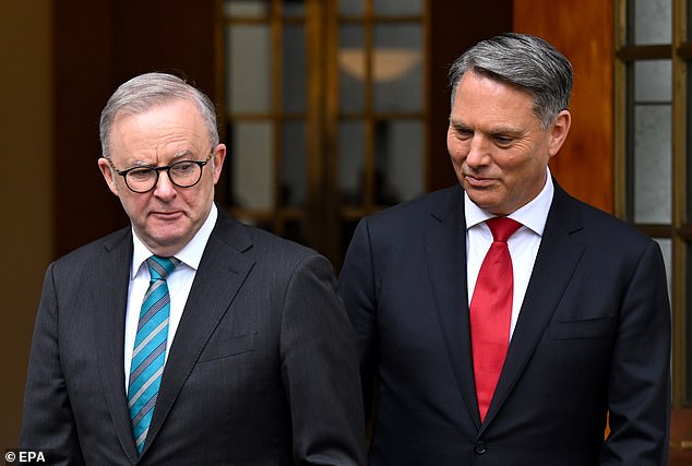 Anthony Albanese (pictured left) has reversed a cabinet decision that his Deputy Prime Minister Richard Marles (pictured right) recently publicly defended