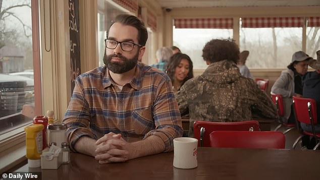 Filmmaker Matt Walsh was too easily recognizable by his trademark plaid shirt, beard and quiff