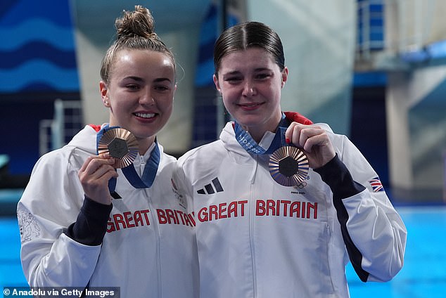 Spendolini-Sirieix, 19, (right) and Lois Toulson, 24, (left) previously won bronze at the Games