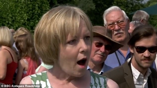 An Antiques Roadshow guest was left stunned and shaking when she discovered that a bowl that had been sitting in her parents' attic for 20 years was actually worth £10,000