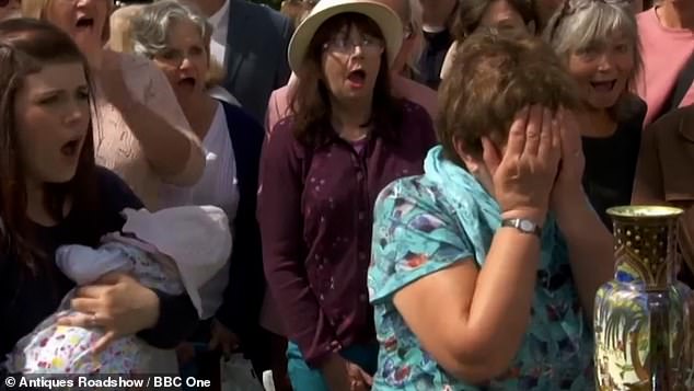 A guest on Antiques Roadshow was stunned when she found out the value of her vases on the show