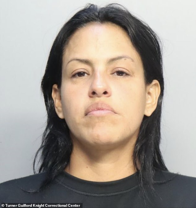 Sarah Naybeth Parra Ovalles, 45, has been arrested for allegedly running over a 30-year-old mother and her four-month-old son and then fleeing the scene