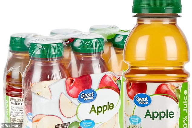 The Food and Drug Administration (FDA) has announced that 8oz of Great Value brand apple juice contained elevated levels of “inorganic arsenic” in six PET bottles.