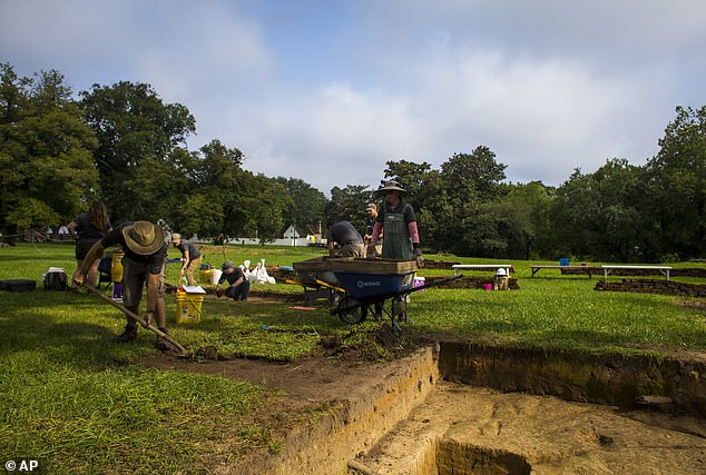 Archaeologists in Virginia discovered a lush colonial-era garden where slaves grew exotic plants