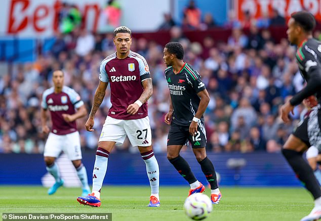 A star Aston Villa player has been praised by Jamie Redknapp for his performance against Arsenal