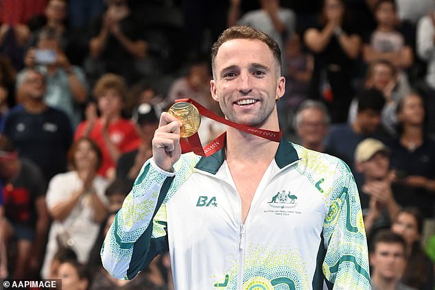 Tom Gallagher won Australia's first gold medal at the 2024 Paris Paralympic Games