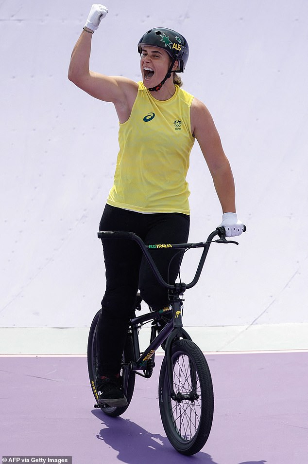 Perseverance paid off for Diehm as she made history as the first Australian woman to win a BMX freestyle medal in a major competition