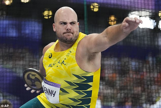 Australian Olympian Matthew Denny has revealed how a TV advert he starred in inspired him to a podium finish in Paris