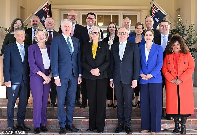 A list of Australia's top politicians and property investors has been released, with Prime Minister Anthony Albanese (centre right) failing to make the top 15