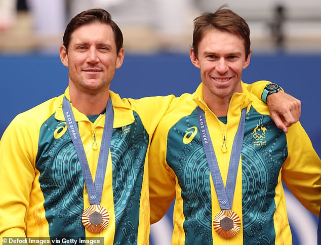 Australia claimed its first gold medal in the men's doubles since 1996 with Matt Ebden and John Peers winning a thrilling encounter