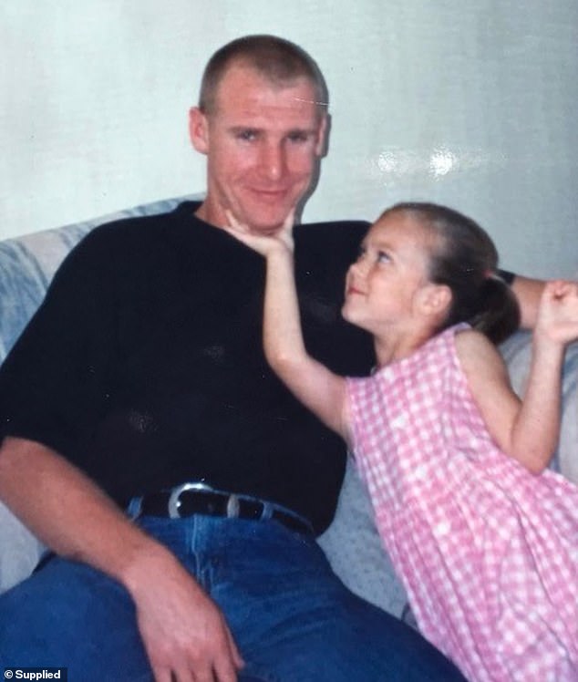 James was always there for his daughter Chloe (aged four and up) throughout her childhood