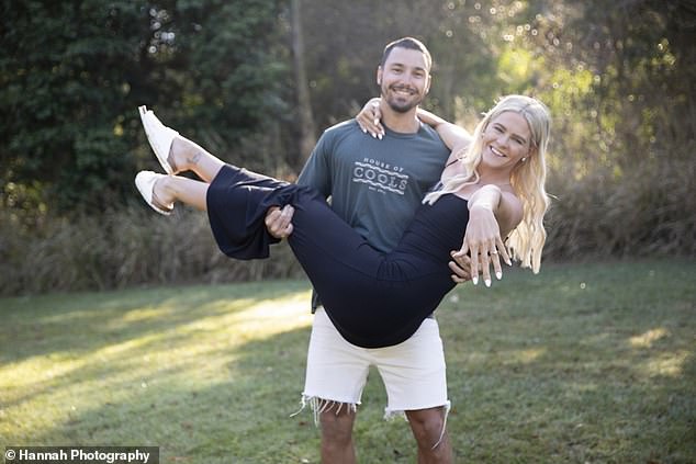 The 25-year-old swimmer and her hockey star partner Joel, 28, shared a heartfelt message on Instagram on Monday confirming the happy news