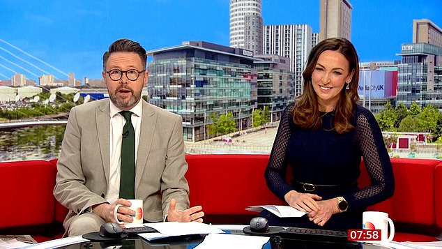 The Monday-Wednesday programme's presenters John Kay and Sally Nugent were nowhere to be seen on Tuesday as the morning show continues to implement changes ahead of the Olympics