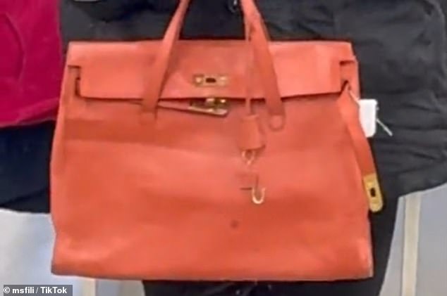 Ashlee, a popular Canadian thrifter known on TikTok as @msfili, found a Hermes Birkin at her local thrift store last month for $9.99