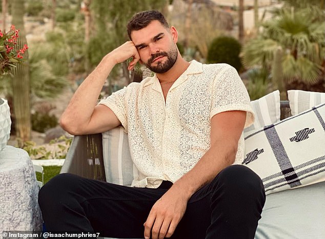 Isaac Humphries (pictured) publicly announced he was gay last year, hoping it would pave the way for more professional athletes to do the same