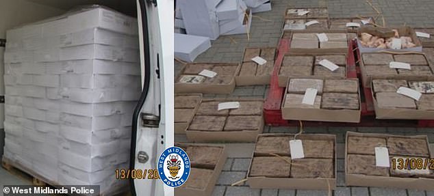 A gang who hid millions of pounds worth of cocaine in pallets of raw chicken as part of a drugs smuggling operation have been jailed