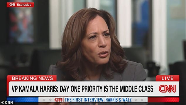 Harris has adopted a “new perspective on direct answers and positions of power,” Ms James suggested