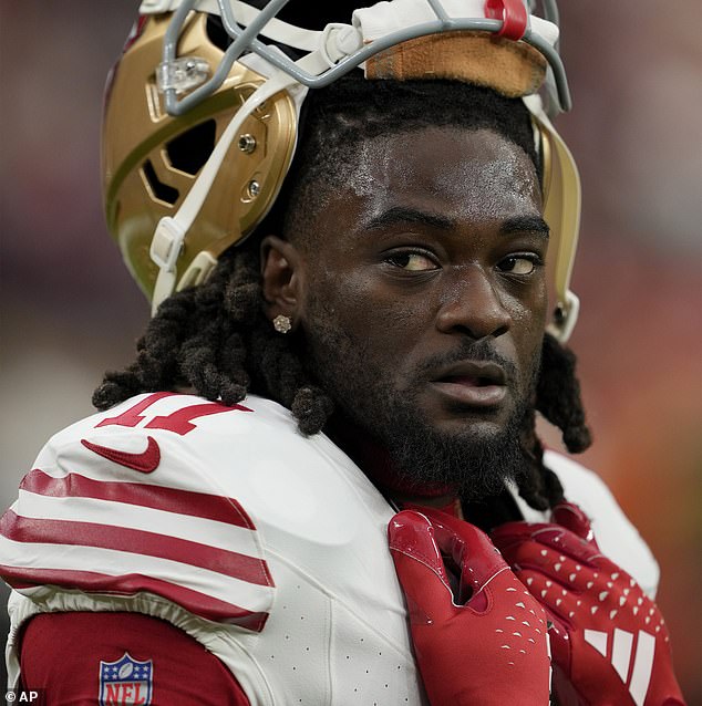 Wide receiver Brandon Aiyuk remains with the San Francisco 49ers after contract holdout